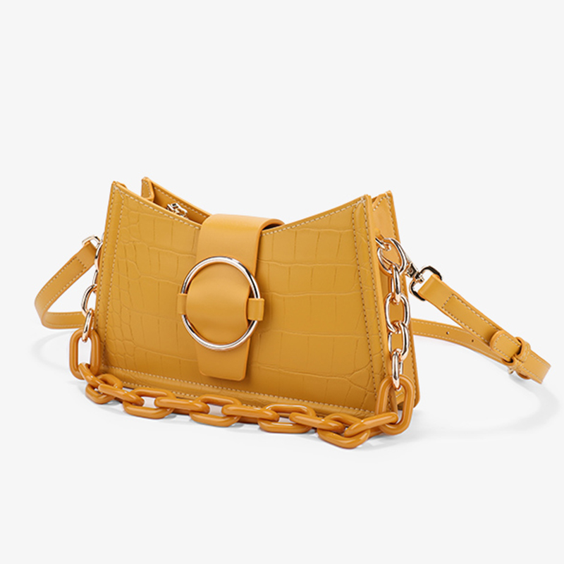 Crocodile Print Underarm Bag