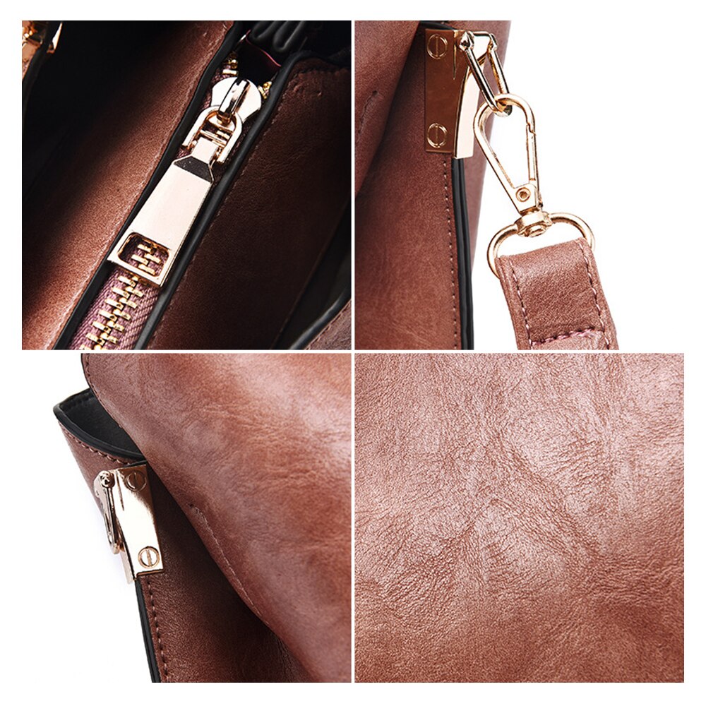 PU Leather Women Shoulder Messenger Bag