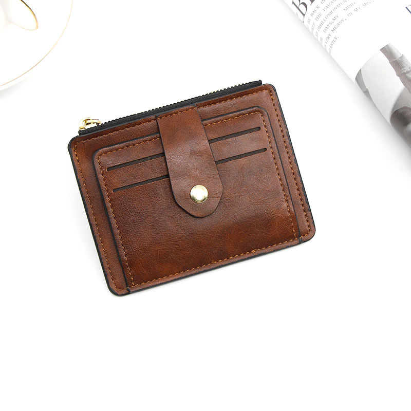 Credit ID Card Holder Slim Leather Wallet