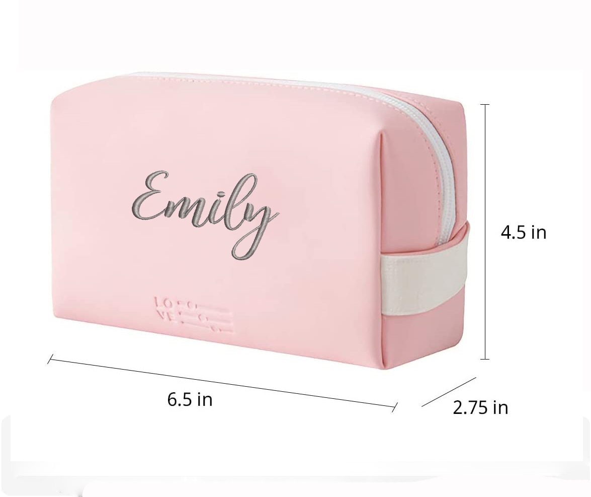 Personalized Travel Makeup Bag