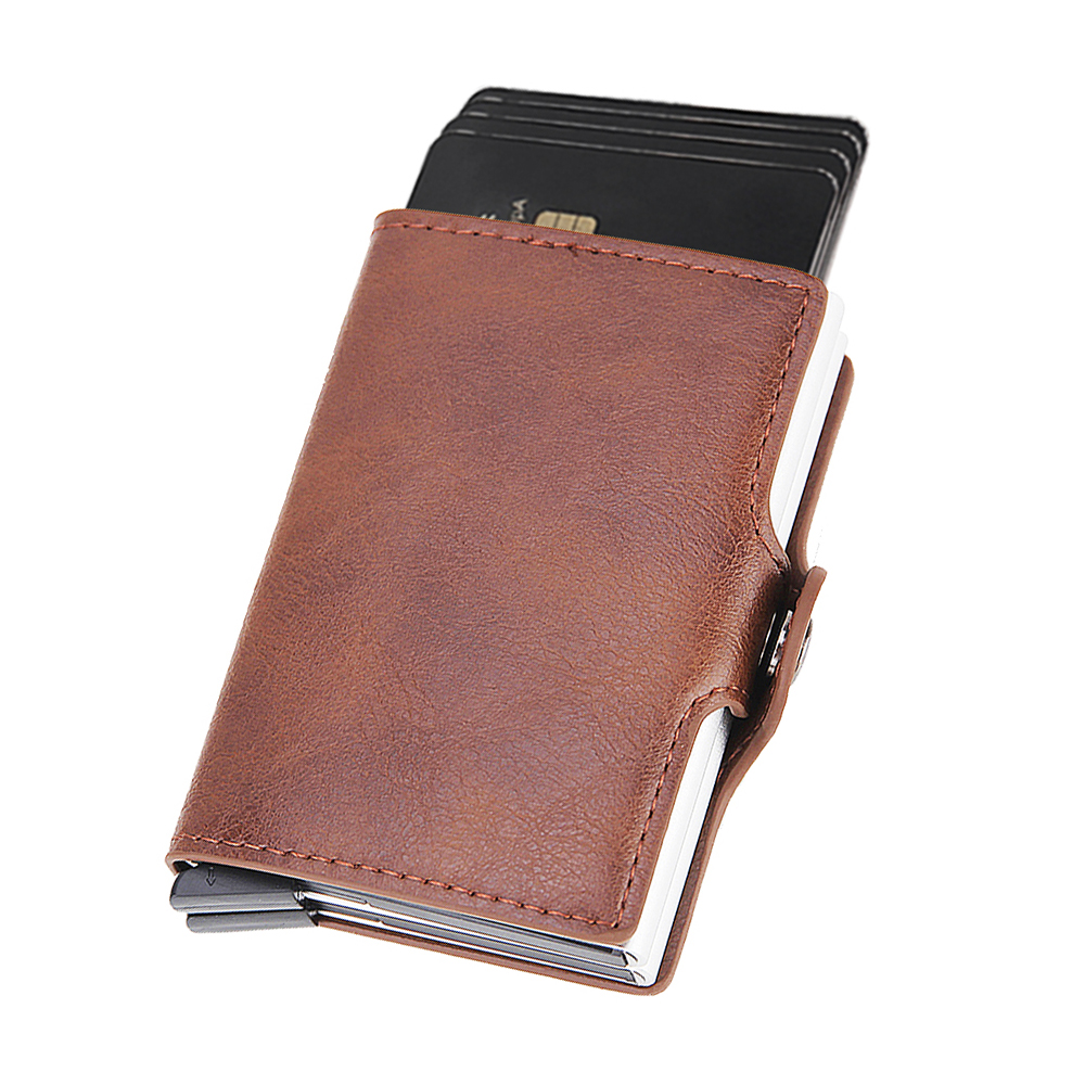 Mini Purse Male Aluminium Card Wallet