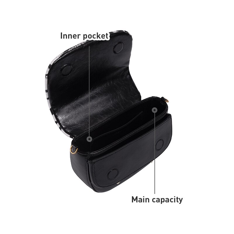 Retro Tiger Year Trend Fashion Shoulder Bag