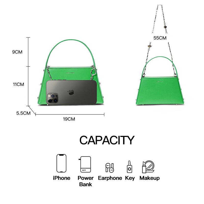 Top Handle Bag Genuine Leather