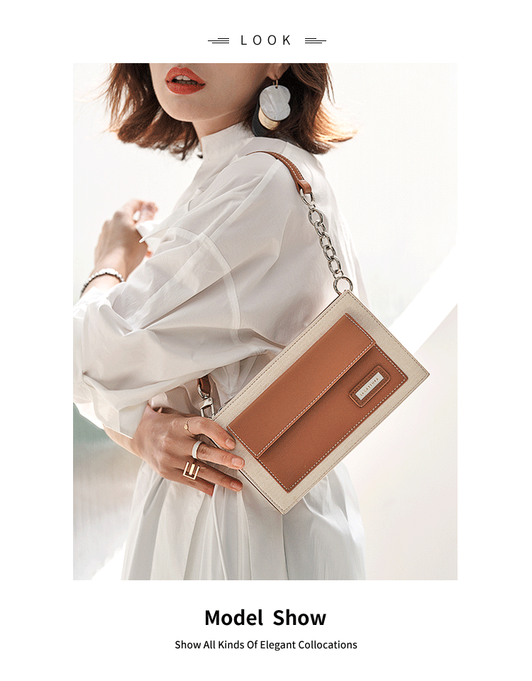 Crossbody Handbag Panelled