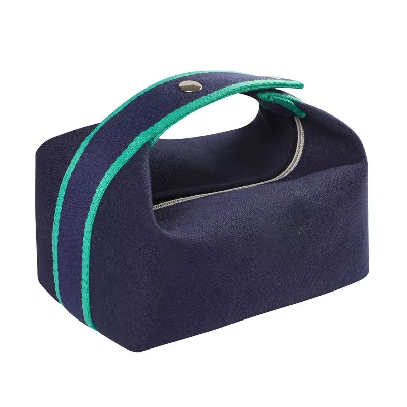 Waterproof Canvas Makeup Pouch Cosmetic Bag
