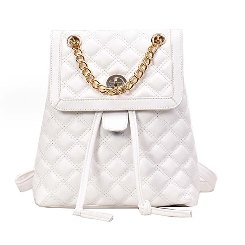 Mini Drawstring Quality Leather Classic Backpack