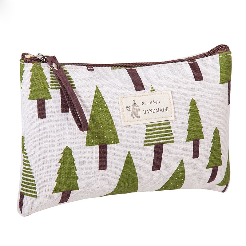 Tree Print Pattern Women Travel Storage Bag