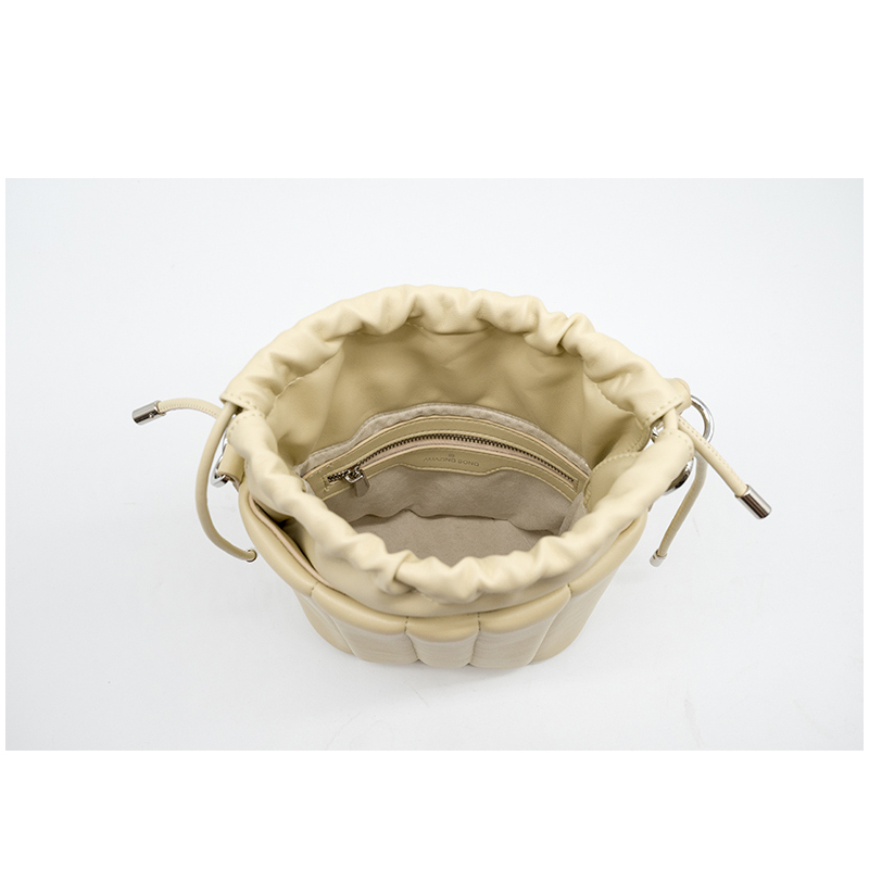 Handbags Soft Cowhide Bucket Bag