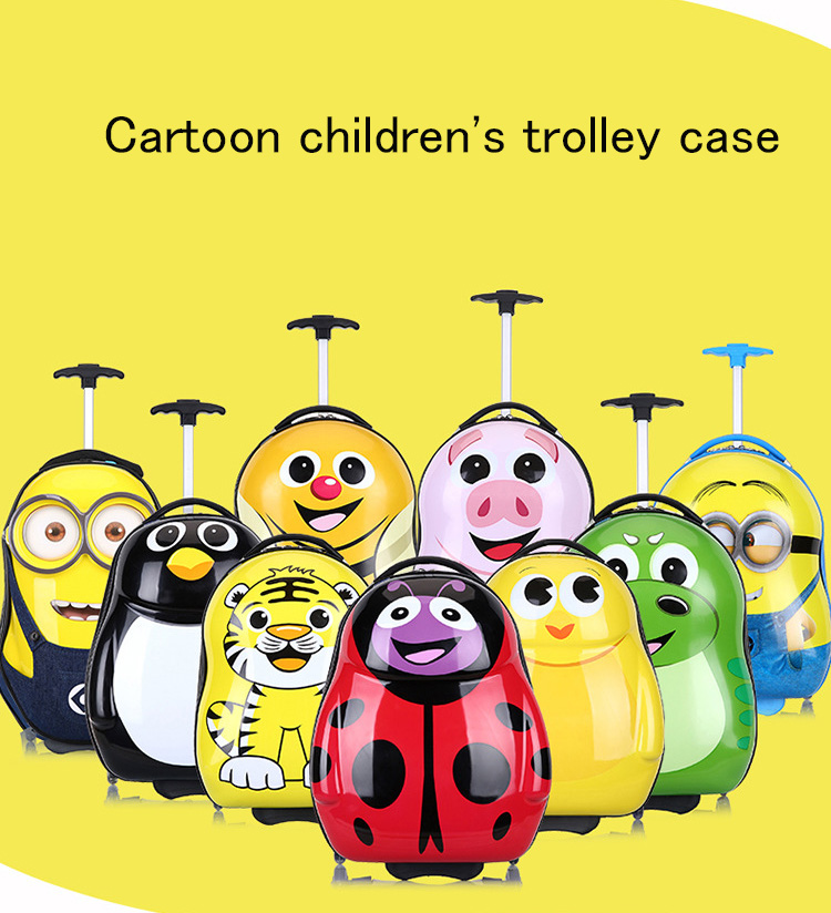 New Children Travel Trolley Bag