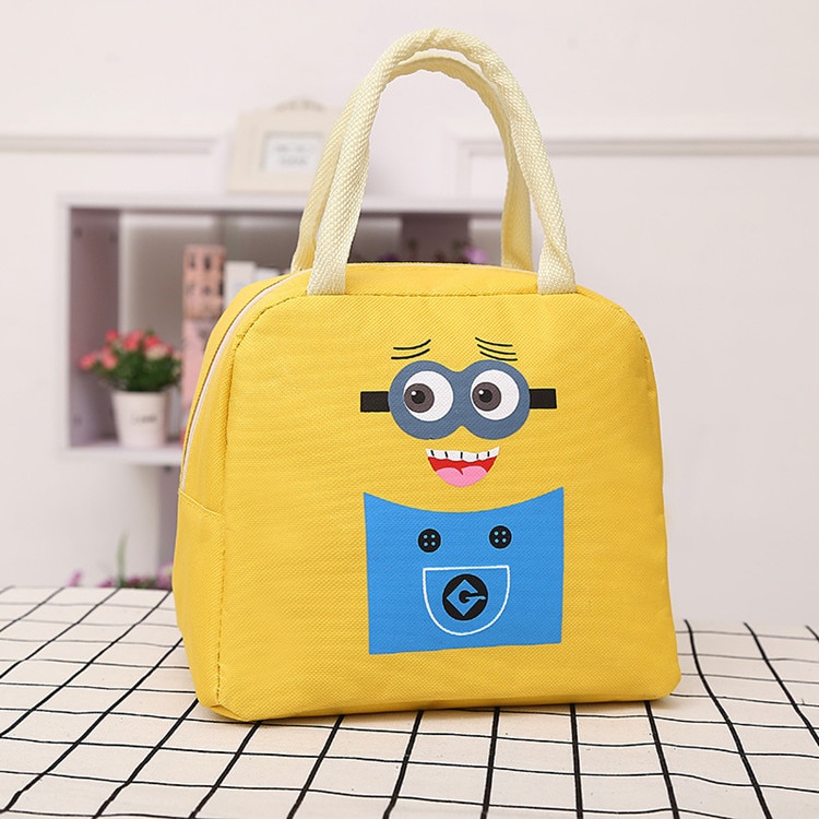 Cartoon Canvas Lunch Bag