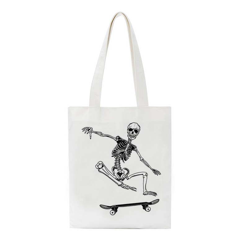 Skull Hip Hop Gothic Shopper Bag