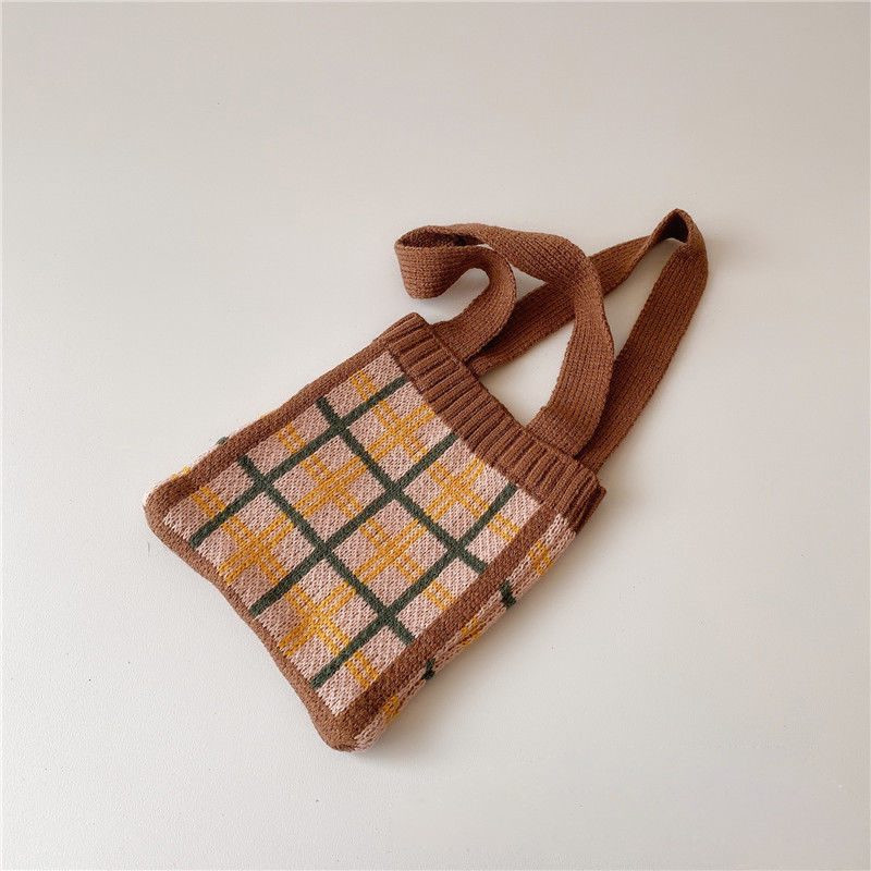 Wool Knitting Children Small Shoulder Bag