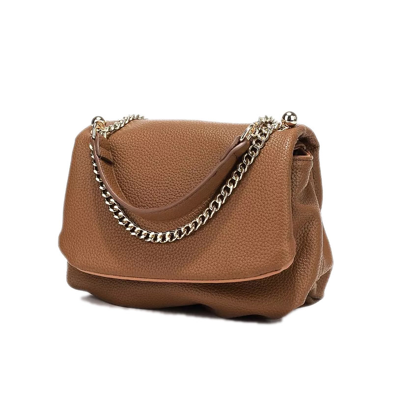 Vintage Chain Saddle Crossbody Bag