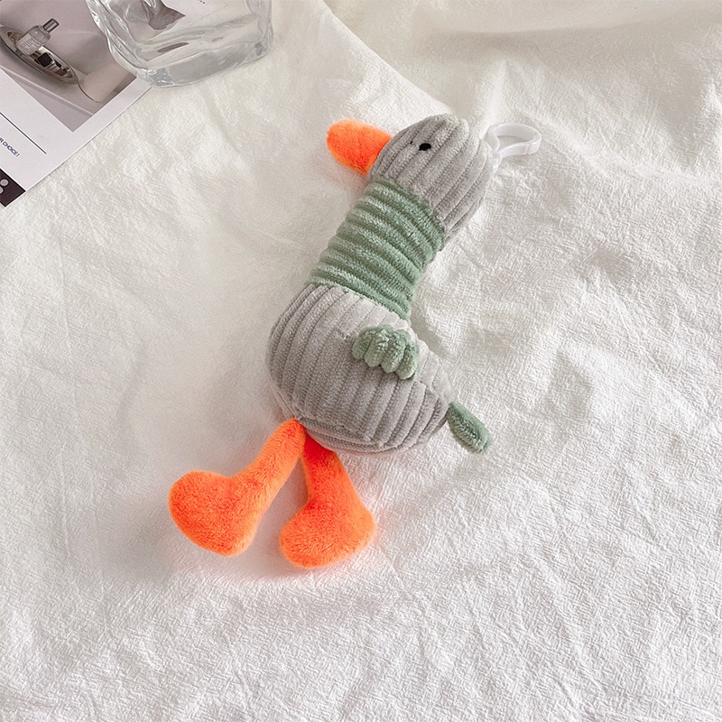 Stripe Duck Doll Bag Charm