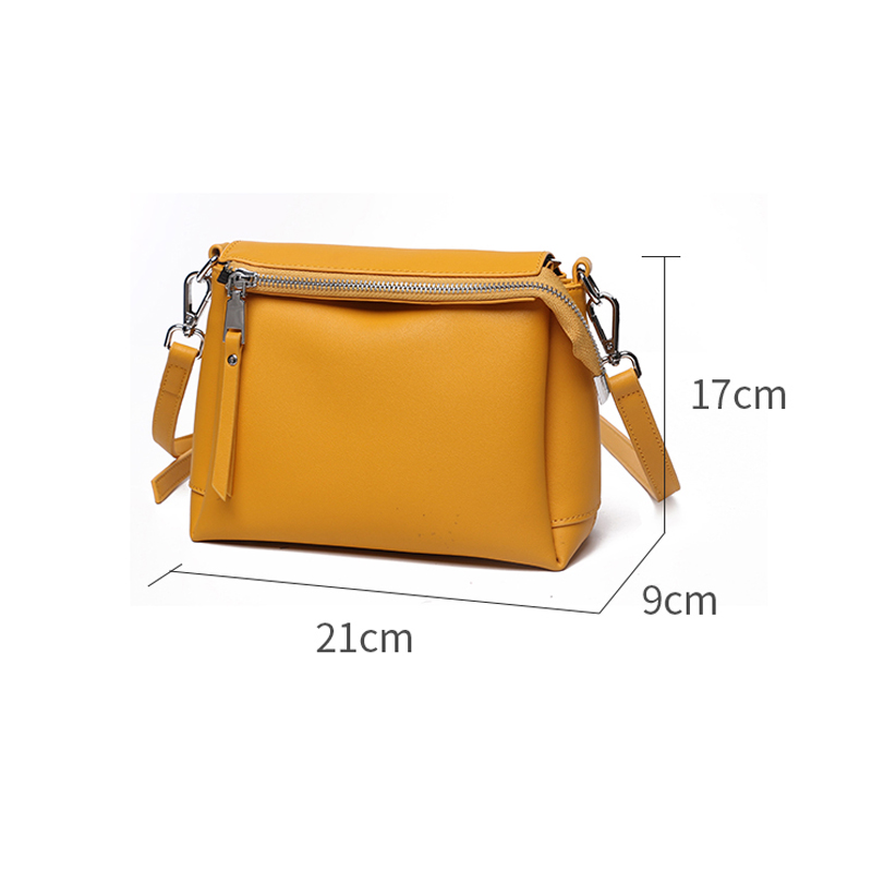 Cow Split Leather Magnetic Envelope Bag