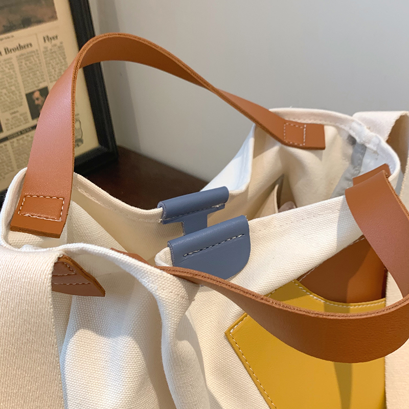 Capacity Canvas Big Shoulder Crossbody Bag