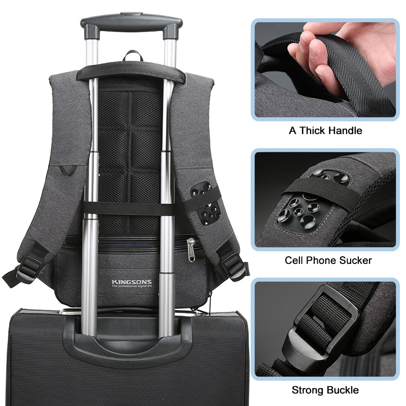 15L Anti-theft Lock Backpack Men