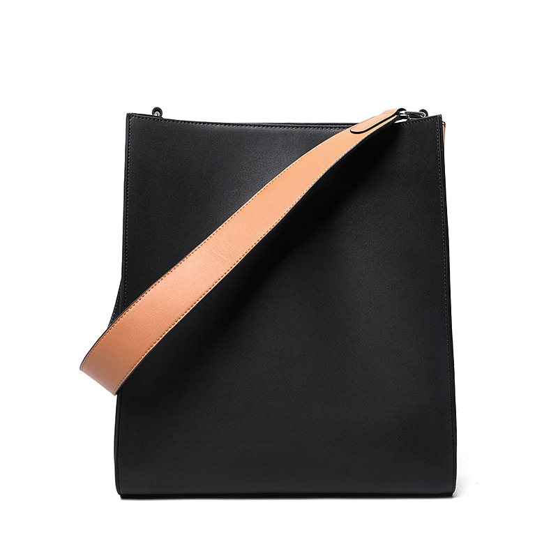 High Quality Leather Square Shoulder Bag