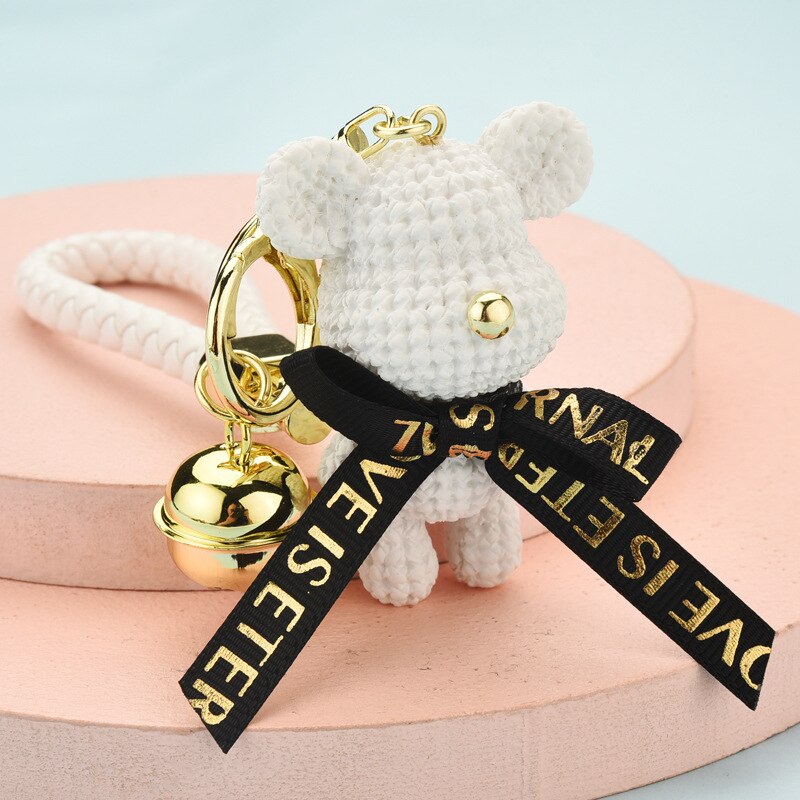 Handmade DIY Craft Weave Bag Charm Holder