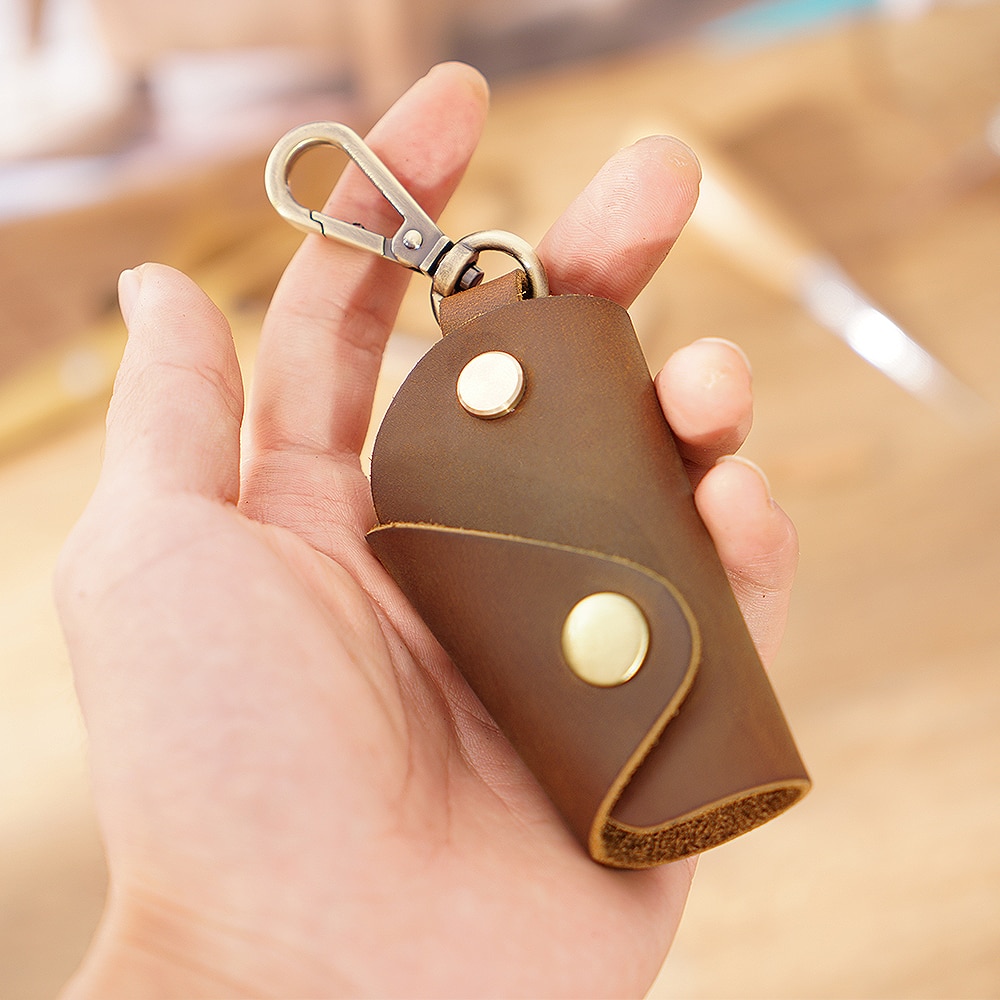 Genuine Leather Portable Mini- Key Package