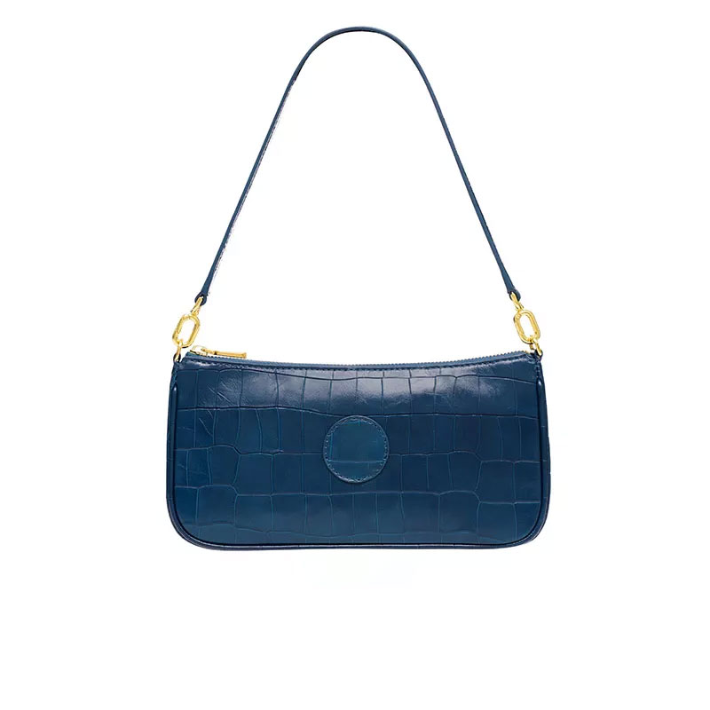 Crocodile Leather Armpit Bag