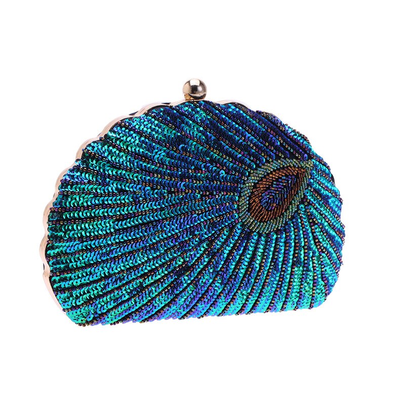 Hald-Moon Sequined Women Day Clutch
