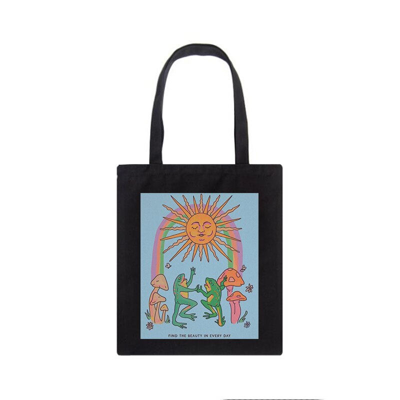 Sun Frog Fun Canvas Bag