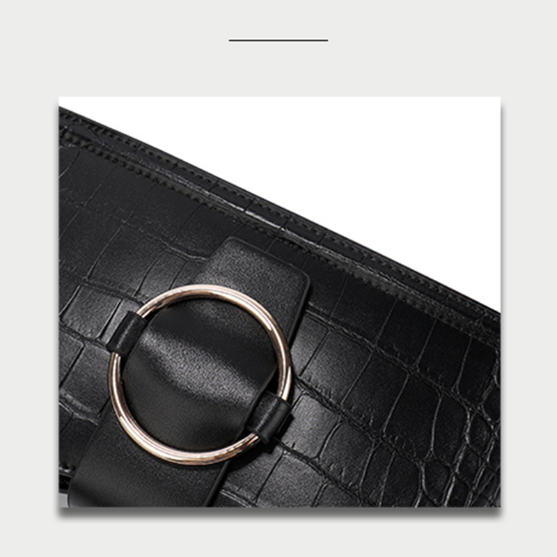 Crocodile Print Underarm Bag