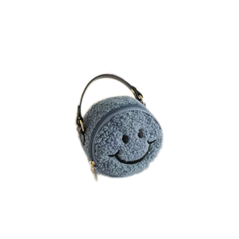 Smiley Kids Mini Round Shoulder Bag