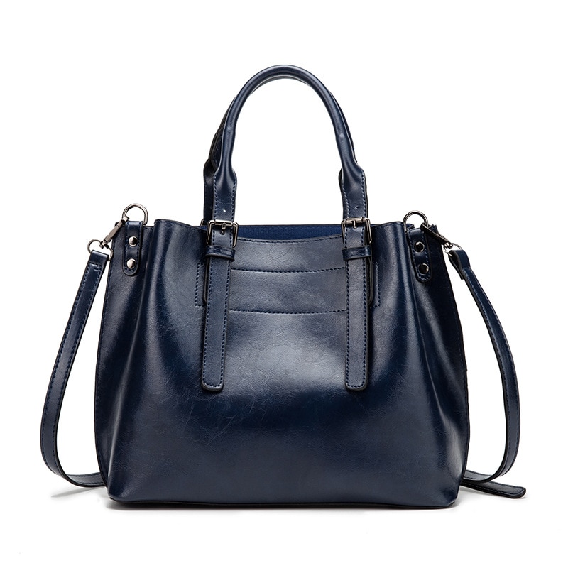 Oil Wax Leather Handbag