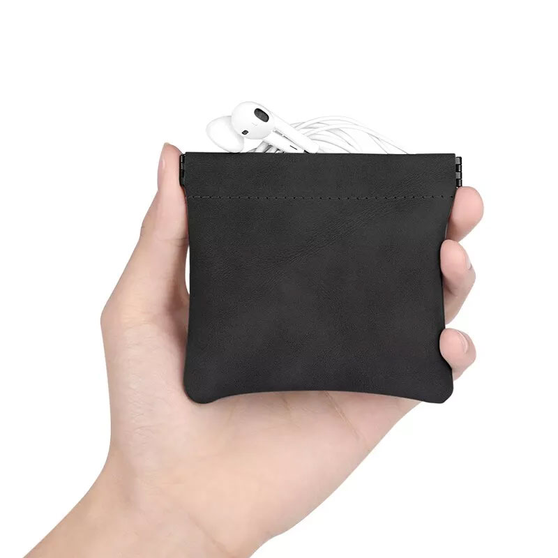 Stainless Steel Shrapnel Earphone Storage Bag