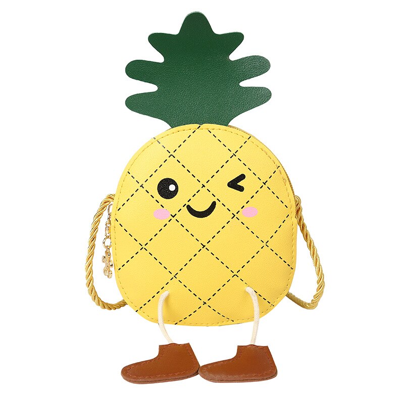 New Cartoon Pineapple Children Messenger Bag
