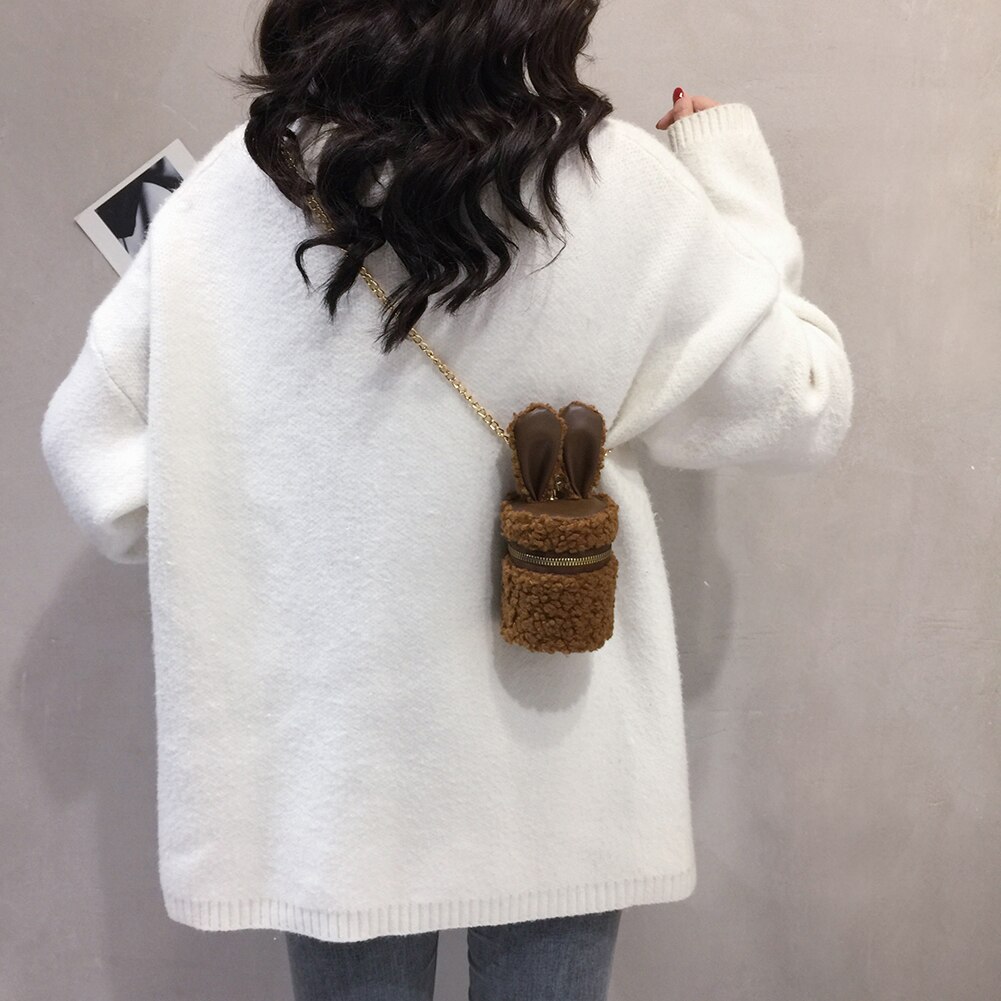 Rabbit Ear Shape Cylinder Bag
