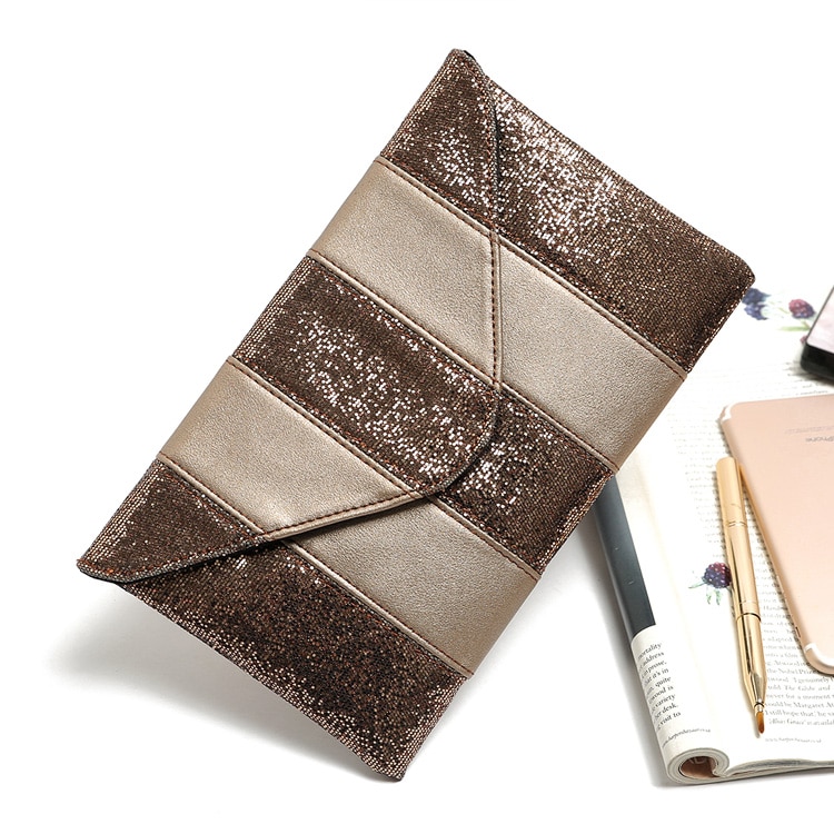 Clutch Bag Sequined Envelope Handbag