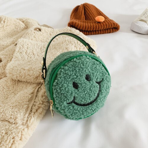 Smiley Kids Mini Round Shoulder Bag