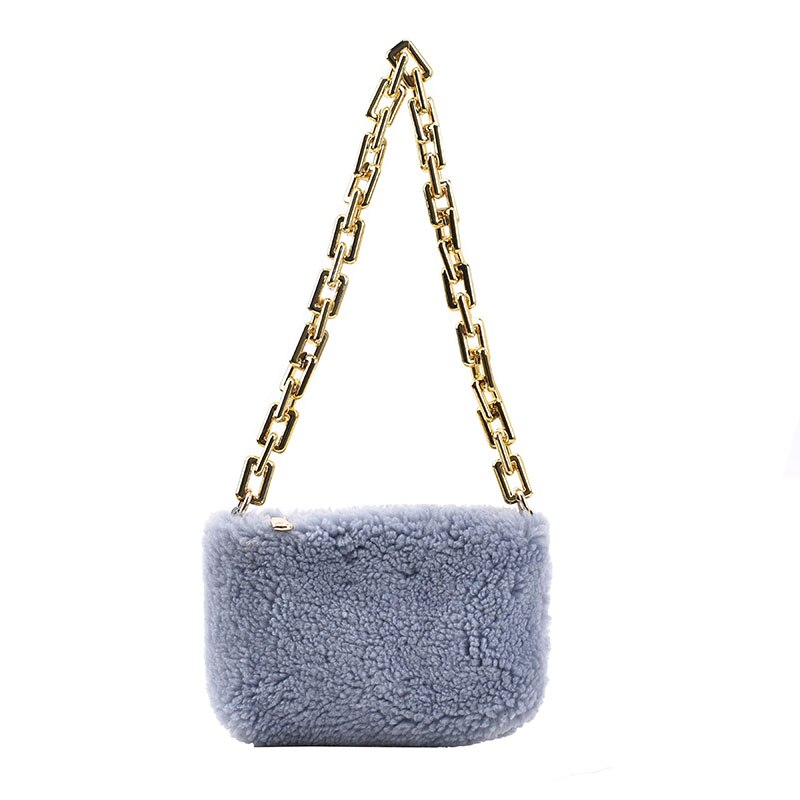 Fashion Soft Fluffy Plush Women Shoulder Bag