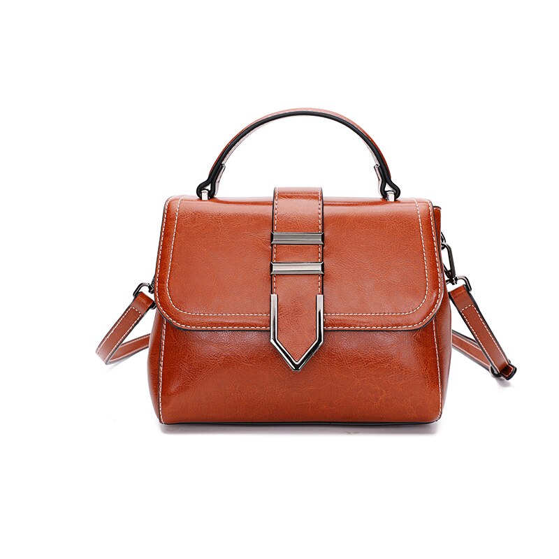 Cowhide Retro Handbag