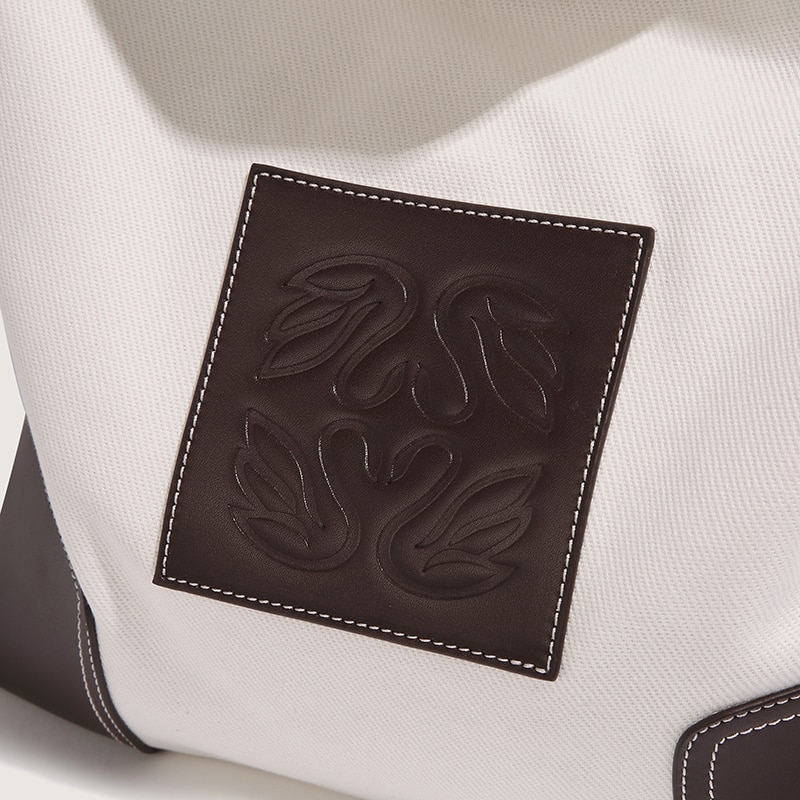 Panelled Shoulder Bucket Bag