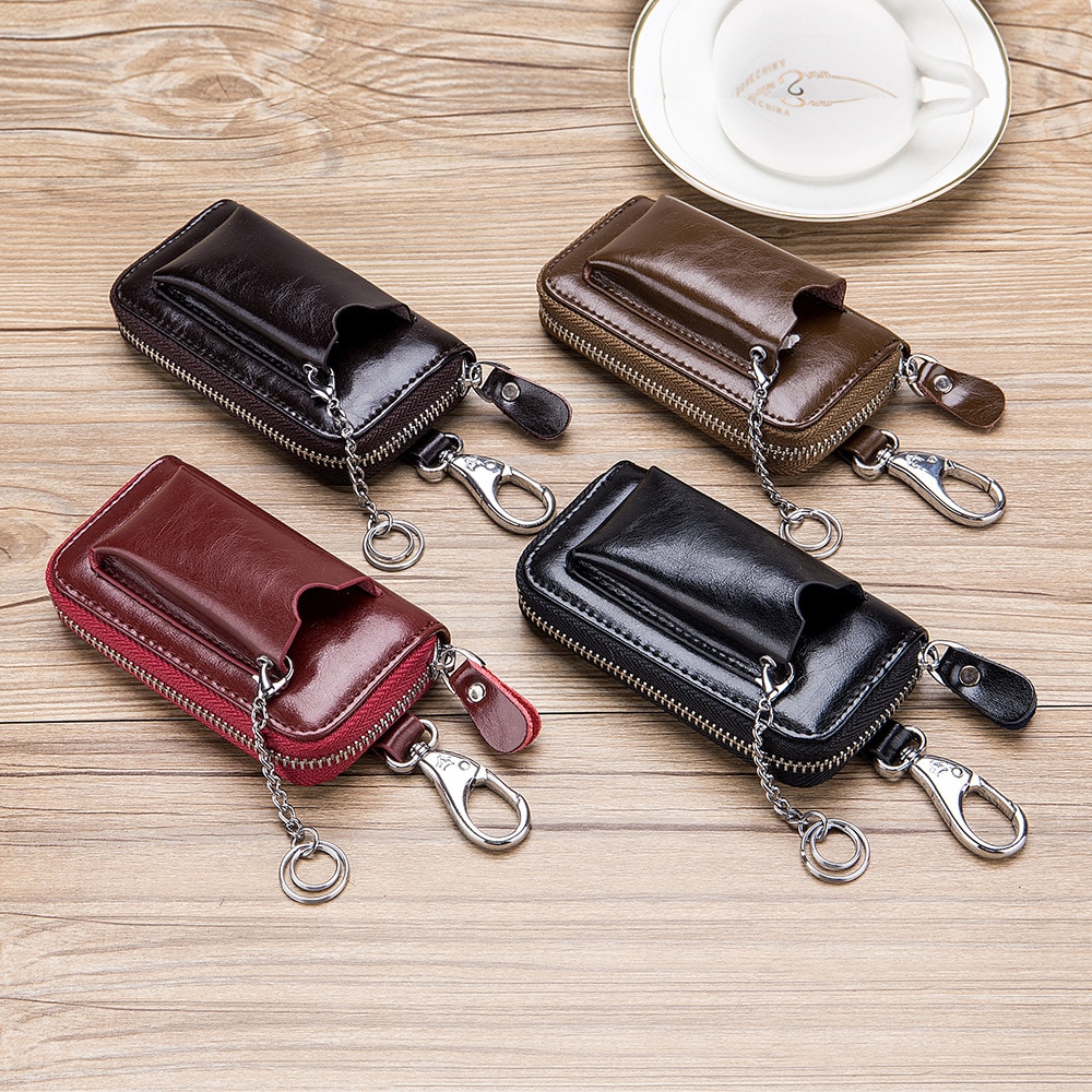 Genuine Leather Key Wallet