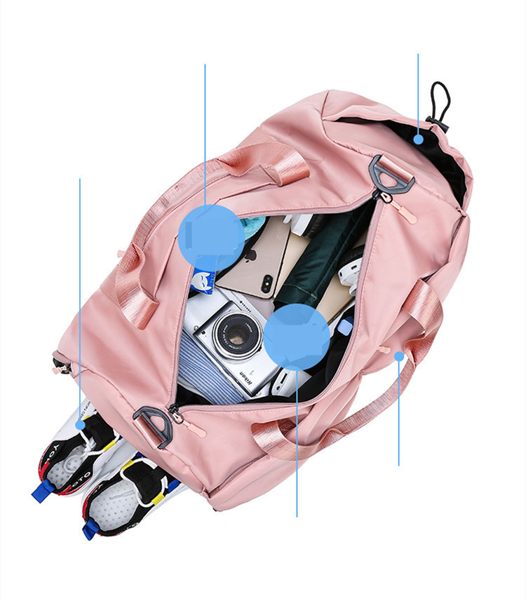 Women Oxford Cloth Travel Luggage Bag