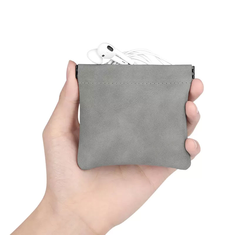 Stainless Steel Shrapnel Earphone Storage Bag