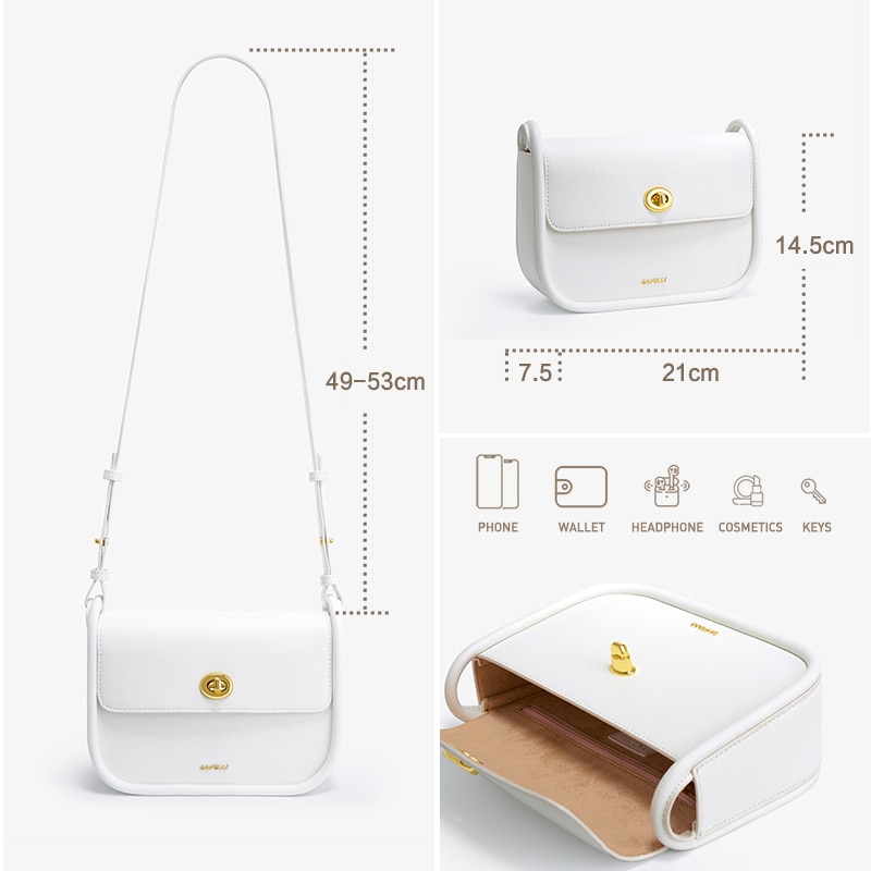 Saddle Stylish Collocation Crossbody Bag