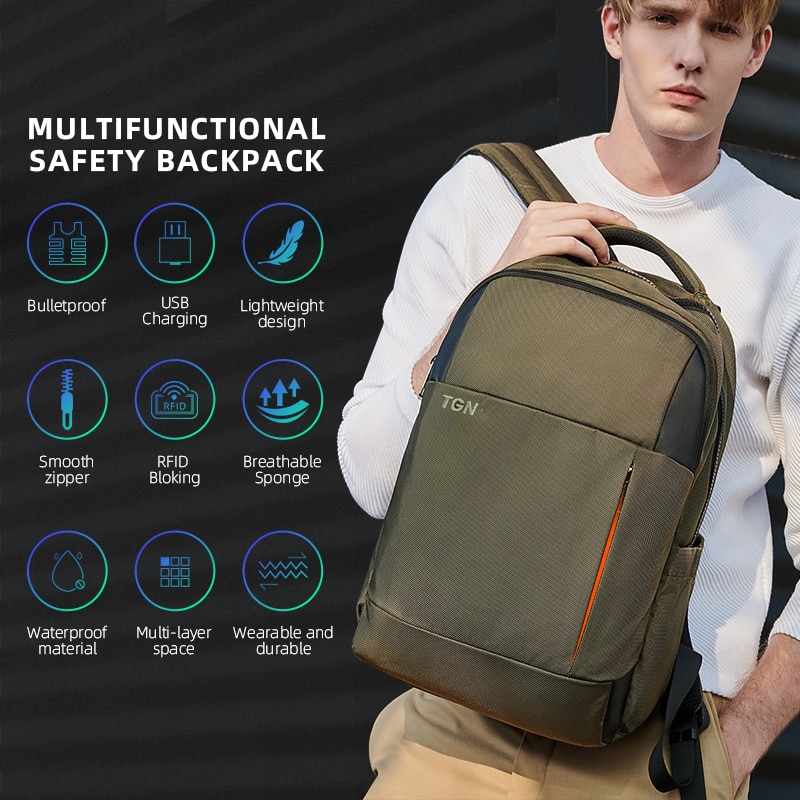 New Large Bulletproof Material Backpack