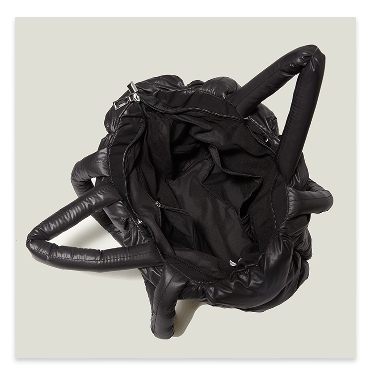 Space Down Cotton Handbag