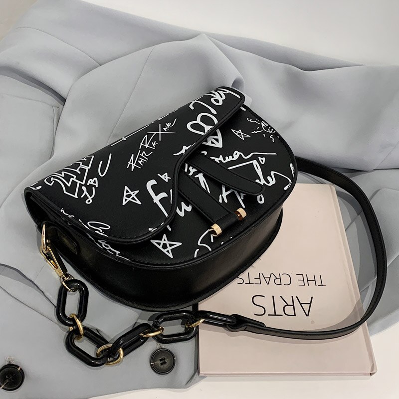 Ladies Saddle Crossbody Bag