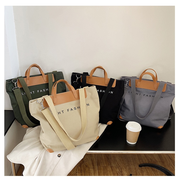 Luxury Handbag Canvas Tote Bag