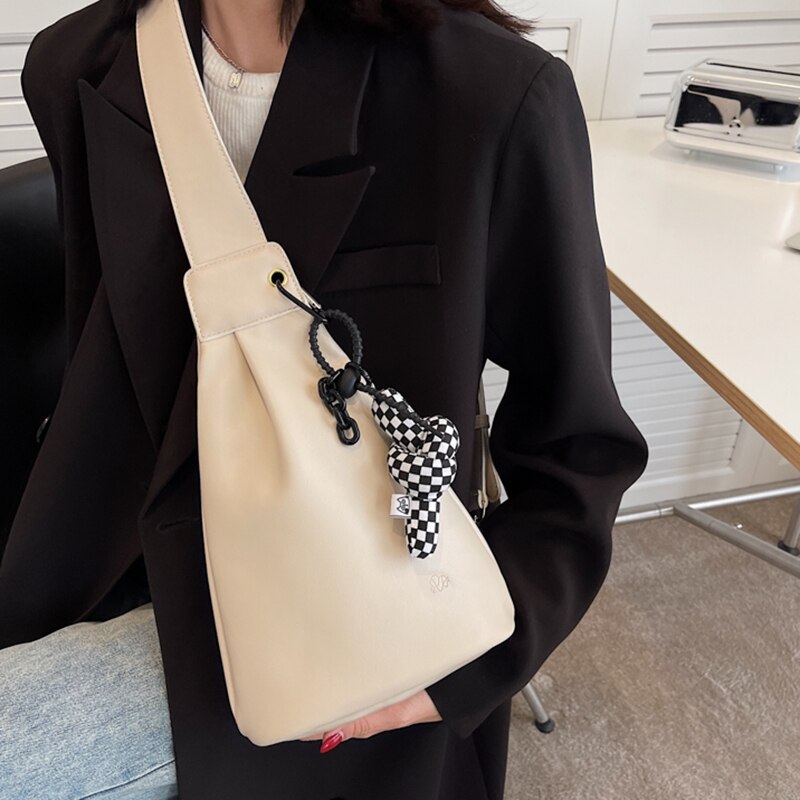 Vintage PU Leather Personality Cute Chest Bag