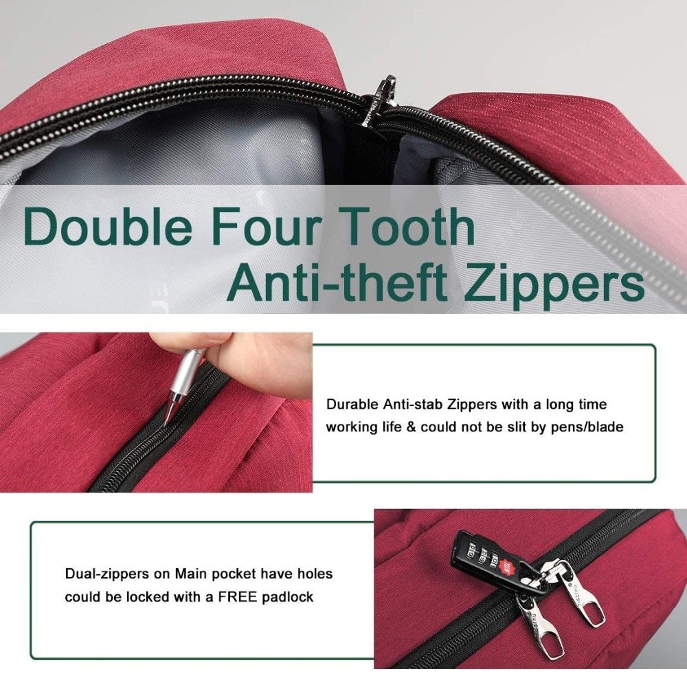 USB Charging College Style Backpack