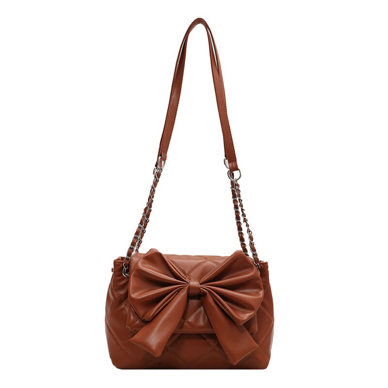 Rhombus Bow-Knot Crossbody Bag