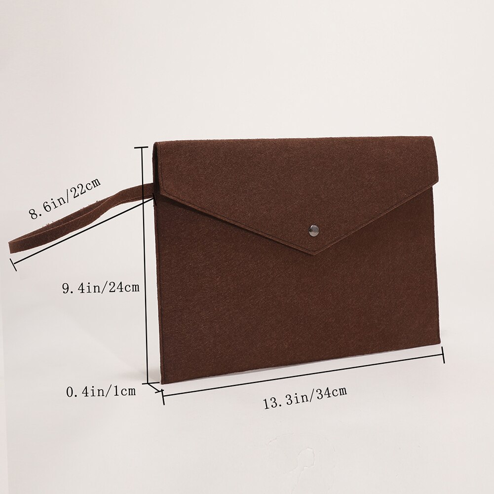 Envelop Bag Felt Solid Color Party Evening Bag